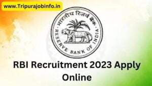 RBI Recruitment 2023 Apply Online