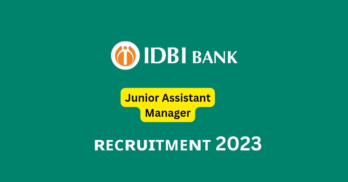 IDBI BANK RECRUITMENT 2023